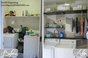 Organized Laundry Room
