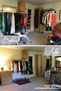 Dresser & Hanging Rack Storage